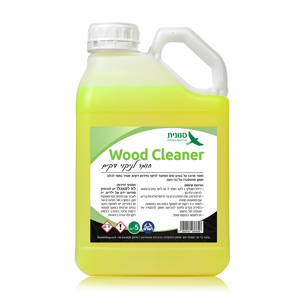 Wood Cleaner – חומר לניקוי דקים 5 ליטר